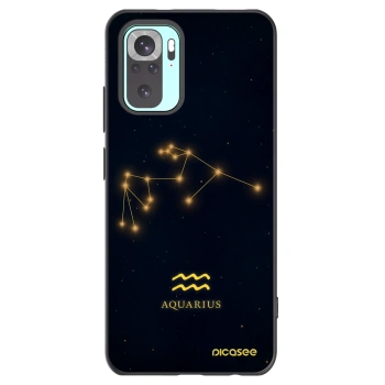 Picasee silikonový černý obal pro Xiaomi Redmi Note 10 Pro - AQUARIUS