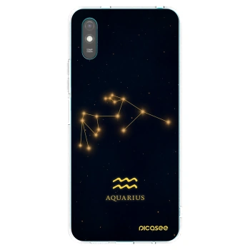 Picasee silikonový průhledný obal pro Xiaomi Redmi 9AT - AQUARIUS