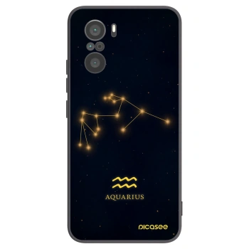 Picasee silikonový černý obal pro Xiaomi Poco F3 - AQUARIUS