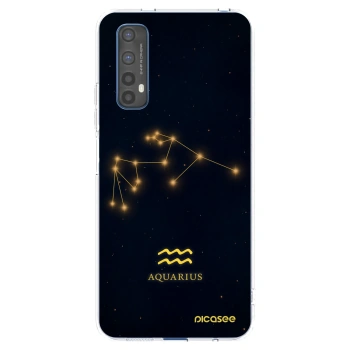 Picasee silikonový průhledný obal pro Realme 7 - AQUARIUS