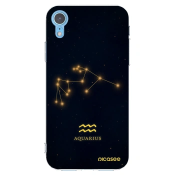 Picasee silikonový průhledný obal pro Apple iPhone XR - AQUARIUS