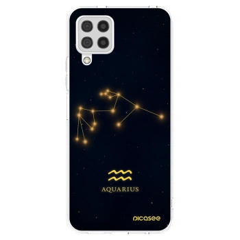Picasee silikonový průhledný obal pro Samsung Galaxy A22 A225F 4G - AQUARIUS