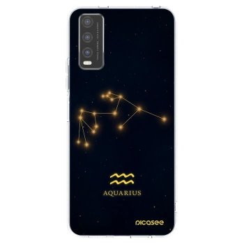 Picasee silikonový průhledný obal pro Vivo Y20s - AQUARIUS