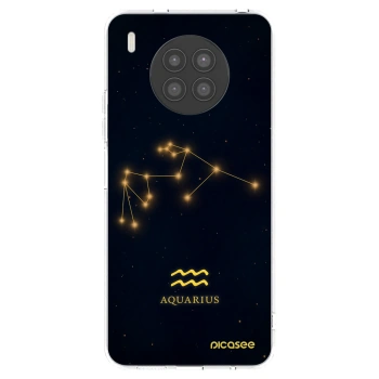 Picasee silikonový průhledný obal pro Huawei Nova 8i - AQUARIUS