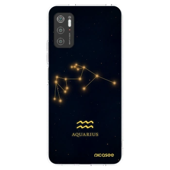 Picasee silikonový průhledný obal pro Xiaomi Poco M3 Pro 5G - AQUARIUS