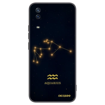 Picasee silikonový černý obal pro Vivo Y11s - AQUARIUS