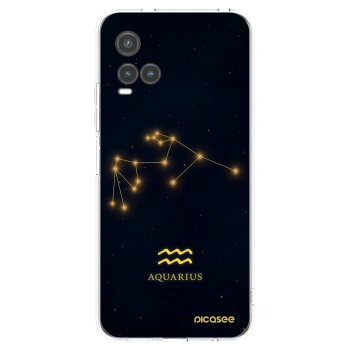 Picasee silikonový průhledný obal pro Vivo Y33s - AQUARIUS