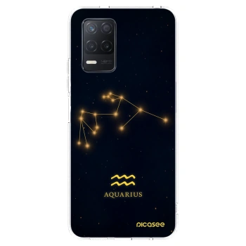 Picasee silikonový průhledný obal pro Realme 8 5G - AQUARIUS