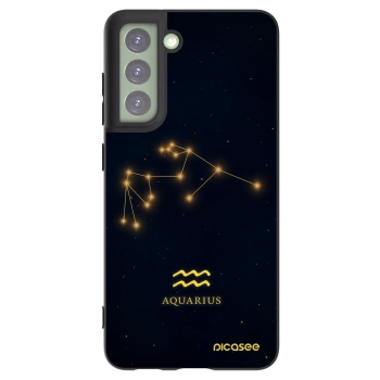 Picasee silikonový černý obal pro Samsung Galaxy S21 FE 5G - AQUARIUS
