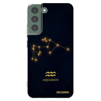 Picasee silikonový průhledný obal pro Samsung Galaxy S22+ 5G - AQUARIUS