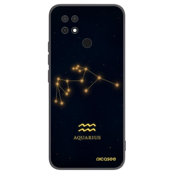 Picasee silikonový černý obal pro Xiaomi Redmi 10C - AQUARIUS