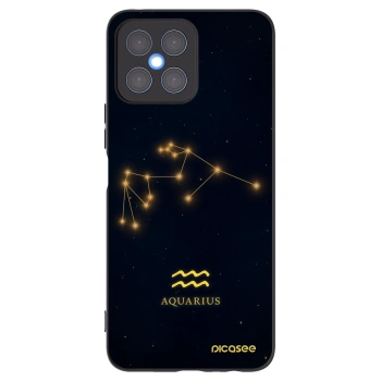 Picasee silikonový černý obal pro Honor X8 4G - AQUARIUS