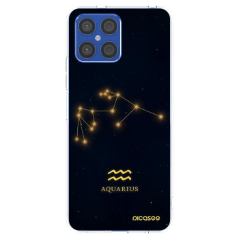 Picasee silikonový průhledný obal pro Honor X8 4G - AQUARIUS
