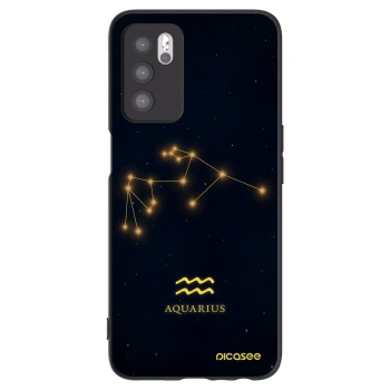 Picasee silikonový černý obal pro OPPO A16s - AQUARIUS