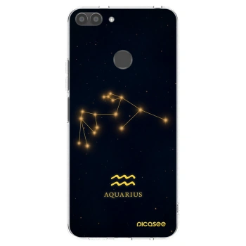 Picasee silikonový průhledný obal pro Huawei P Smart - AQUARIUS