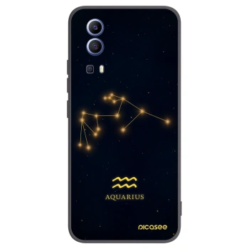 Picasee silikonový černý obal pro Vivo Y52 5G - AQUARIUS