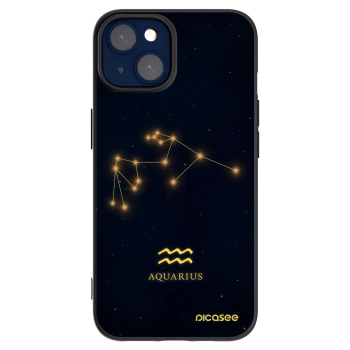 Picasee silikonový černý obal pro Apple iPhone 14 - AQUARIUS