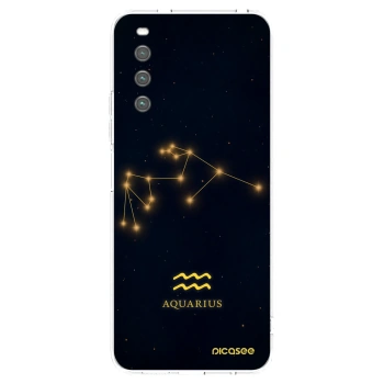 Picasee silikonový průhledný obal pro Sony Xperia 10 IV 5G - AQUARIUS