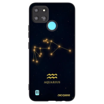 Picasee silikonový černý obal pro Realme C21Y - AQUARIUS