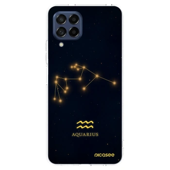 Picasee silikonový průhledný obal pro Samsung Galaxy M53 5G - AQUARIUS