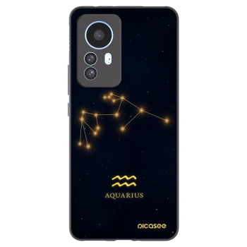 Picasee silikonový černý obal pro Xiaomi 12T Pro - AQUARIUS