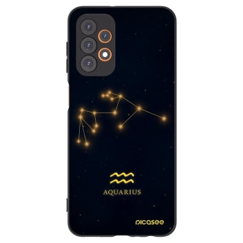 Picasee silikonový černý obal pro Samsung Galaxy A23 A236B 5G - AQUARIUS