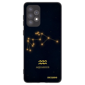 Picasee silikonový černý obal pro Samsung Galaxy A73 5G - AQUARIUS
