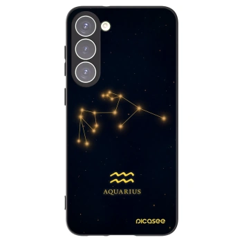 Picasee silikonový černý obal pro Samsung Galaxy S23+ 5G - AQUARIUS