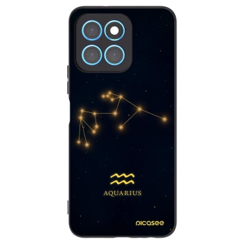 Picasee silikonový černý obal pro Honor X8 5G - AQUARIUS