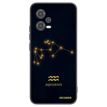 Picasee silikonový černý obal pro Xiaomi Poco X5 - AQUARIUS