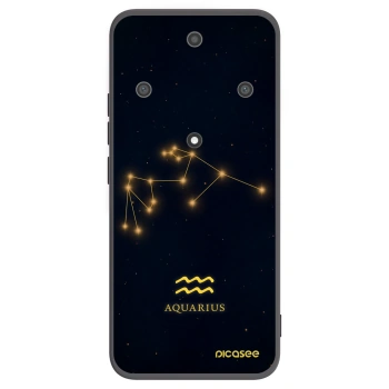 Picasee silikonový černý obal pro Honor Magic5 Lite 5G - AQUARIUS
