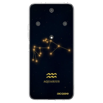 Picasee silikonový průhledný obal pro Honor Magic5 Lite 5G - AQUARIUS