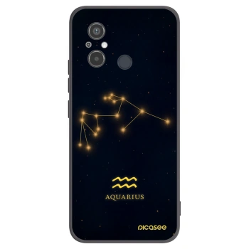 Picasee silikonový černý obal pro Xiaomi Redmi 12C - AQUARIUS