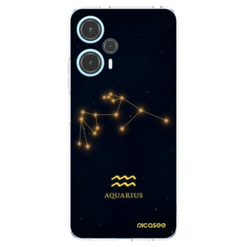 Picasee silikonový průhledný obal pro Xiaomi Poco F5 - AQUARIUS