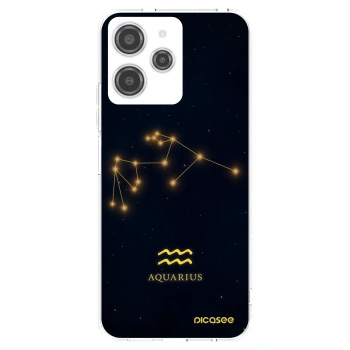Picasee silikonový průhledný obal pro Xiaomi Redmi 12 4G - AQUARIUS