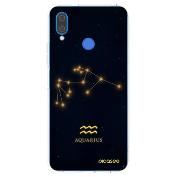 Picasee silikonový průhledný obal pro Huawei Nova 3i - AQUARIUS