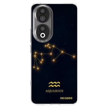 Picasee silikonový průhledný obal pro Honor 90 5G - AQUARIUS