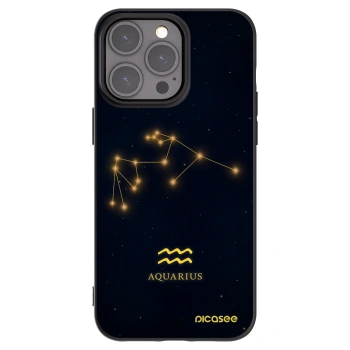 Picasee silikonový černý obal pro Apple iPhone 15 Pro Max - AQUARIUS