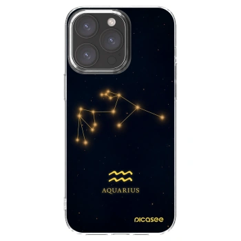 Picasee silikonový průhledný obal pro Apple iPhone 15 Pro Max - AQUARIUS