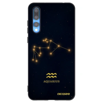 Picasee silikonový černý obal pro Huawei P20 Pro - AQUARIUS