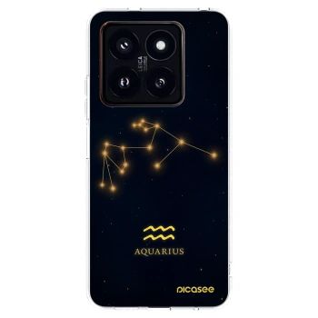 Picasee silikonový průhledný obal pro Xiaomi 14 Pro - AQUARIUS
