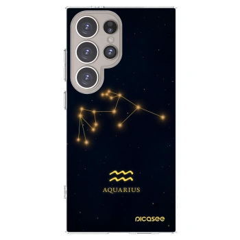 Picasee silikonový průhledný obal pro Samsung Galaxy S24 Ultra S928B 5G - AQUARIUS
