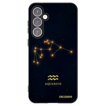 Picasee silikonový černý obal pro Samsung Galaxy S23 FE S711B - AQUARIUS