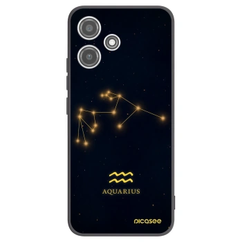 Picasee silikonový černý obal pro Xiaomi Redmi 12 5G - AQUARIUS