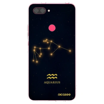 Picasee silikonový průhledný obal pro Xiaomi Mi 8 Lite - AQUARIUS