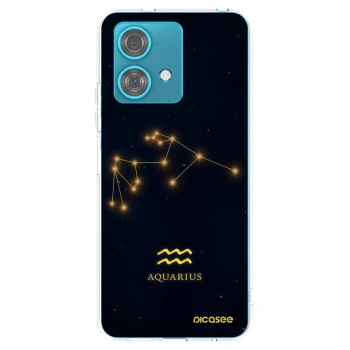 Picasee silikonový průhledný obal pro Motorola Edge 40 Neo - AQUARIUS