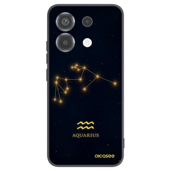 Picasee silikonový černý obal pro Xiaomi Poco X6 - AQUARIUS