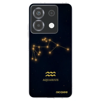 Picasee silikonový průhledný obal pro Xiaomi Poco X6 - AQUARIUS