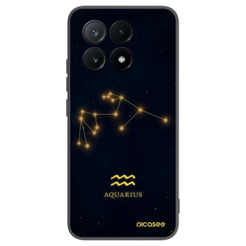 Picasee silikonový černý obal pro Xiaomi Poco X6 Pro - AQUARIUS