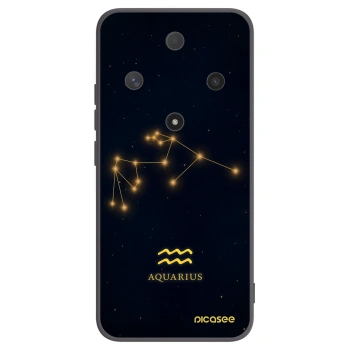 Picasee silikonový černý obal pro Honor Magic6 Lite 5G - AQUARIUS